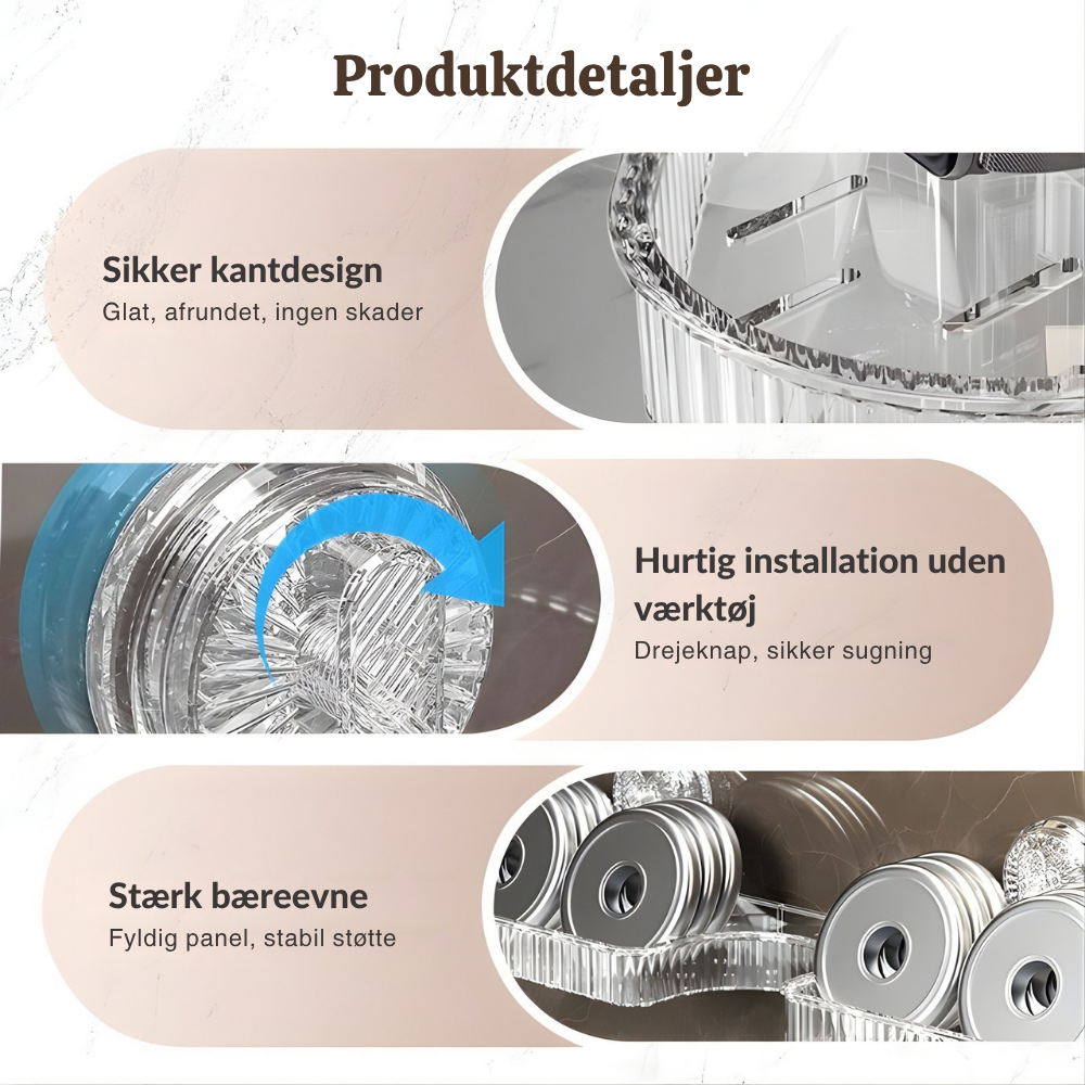 FlexiDrain™ – Organizzatore Universale Regolabile per Stendini