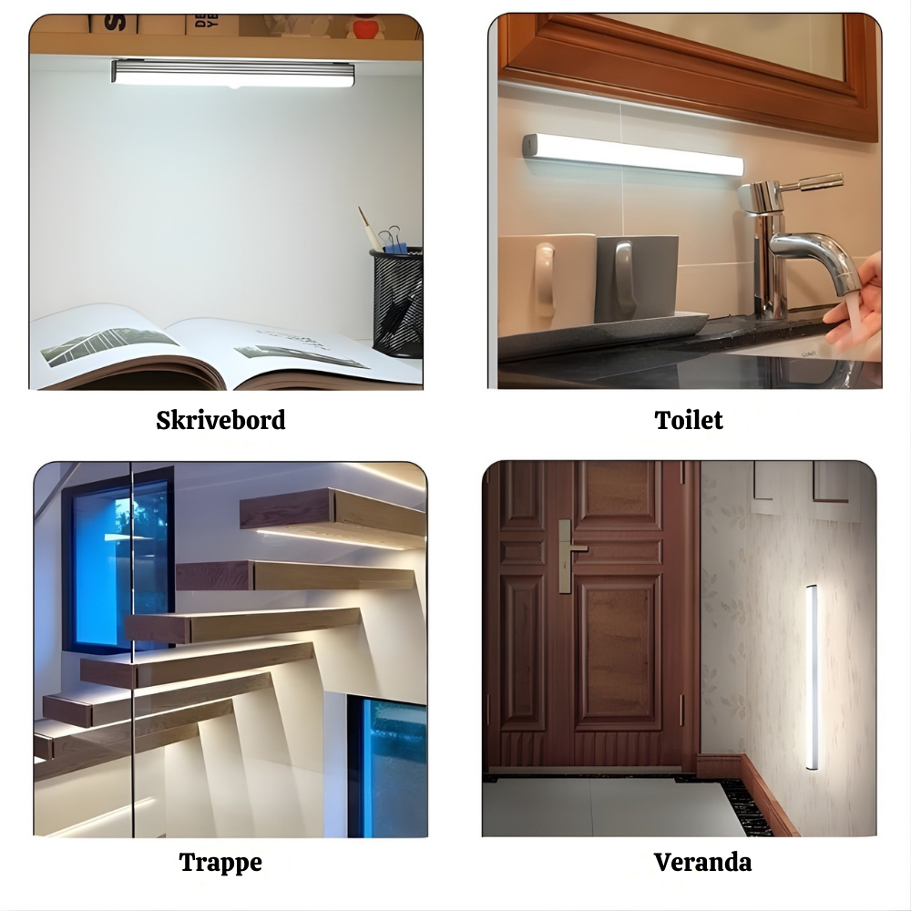 LumoBar™ – Barra luminosa LED magnetica intelligente con sensore di movimento