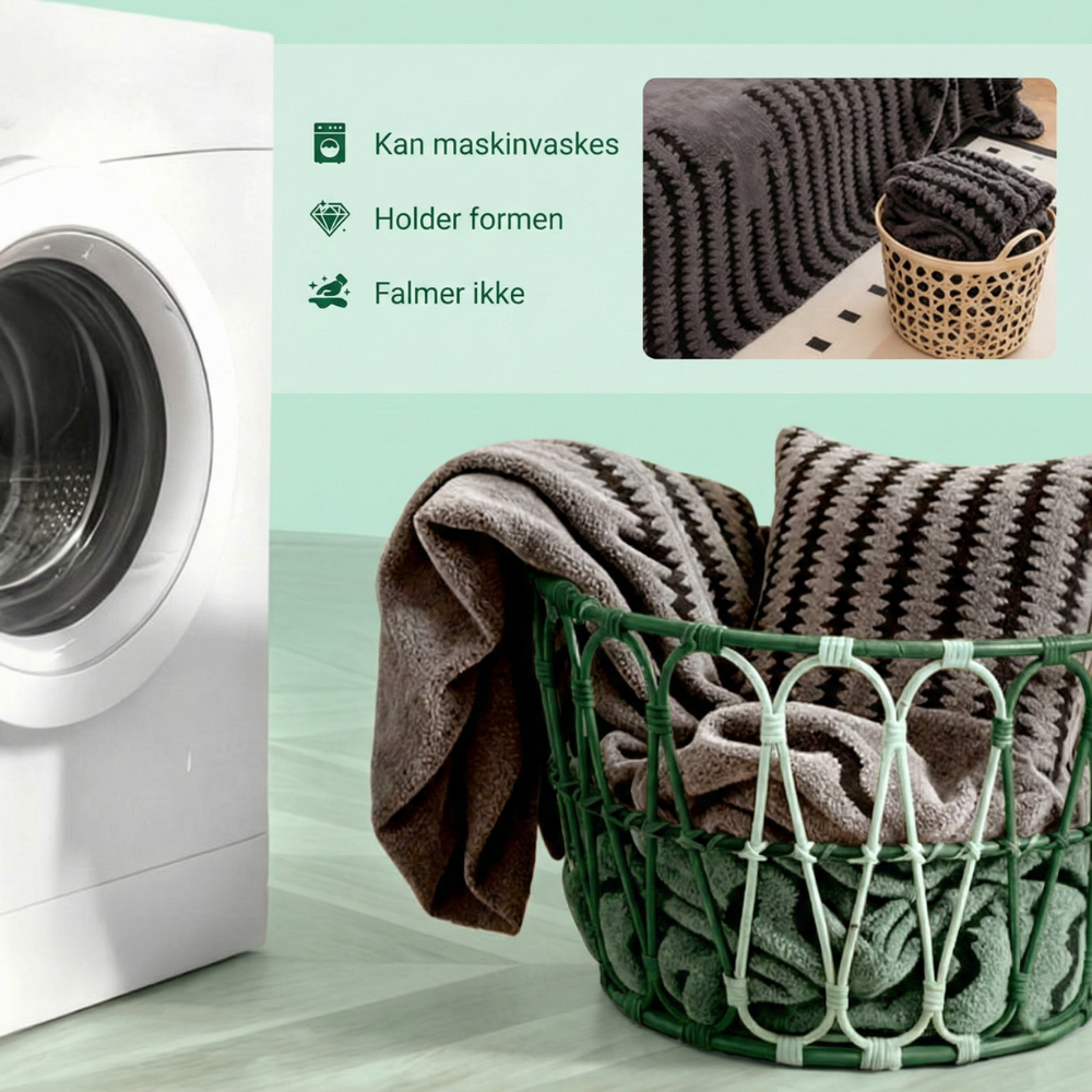 SofaHaven™ – Copertura per divano in velluto antiscivolo