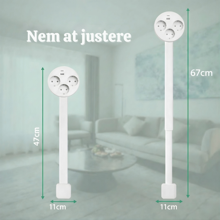 FlexPlug™ – Hub di estensione di corrente multi-prese regolabile