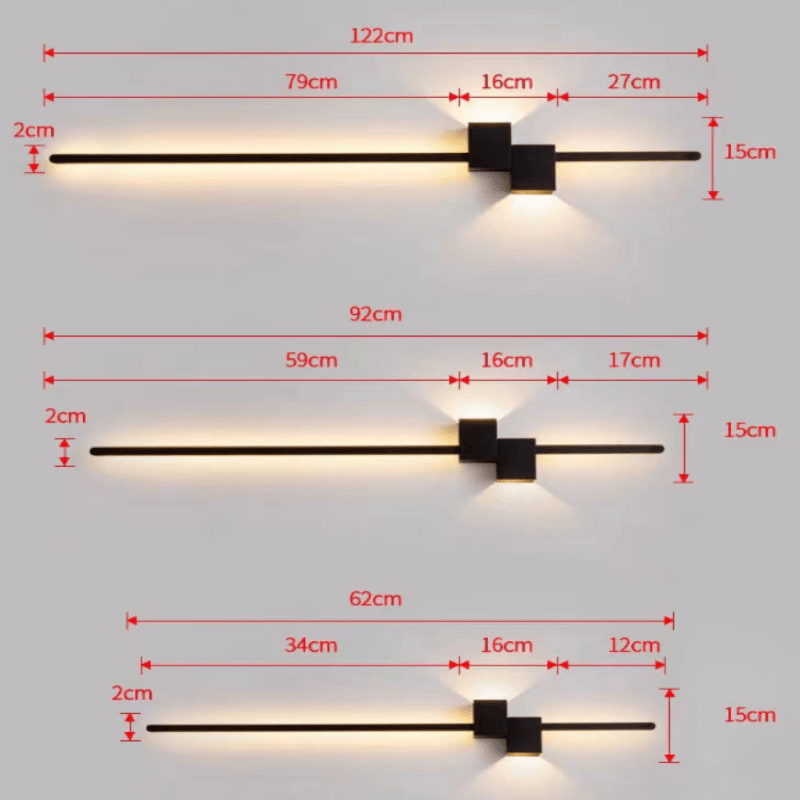 LINESTRIPE - Lampada da parete LED minimalista per un ambiente moderno
