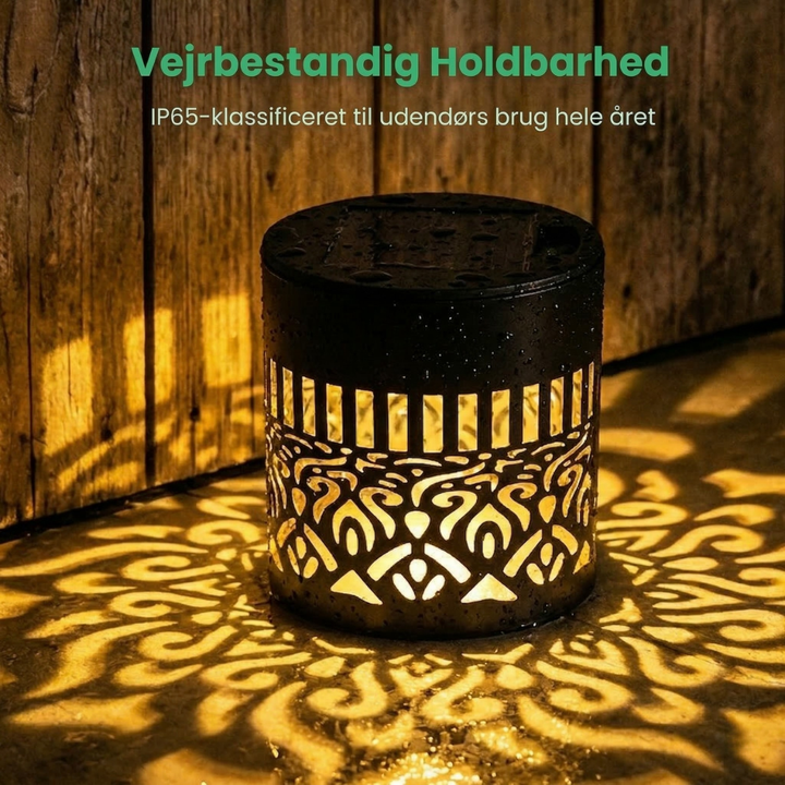 AuraGlow™ – Lampe de Projection Mandala Solaire