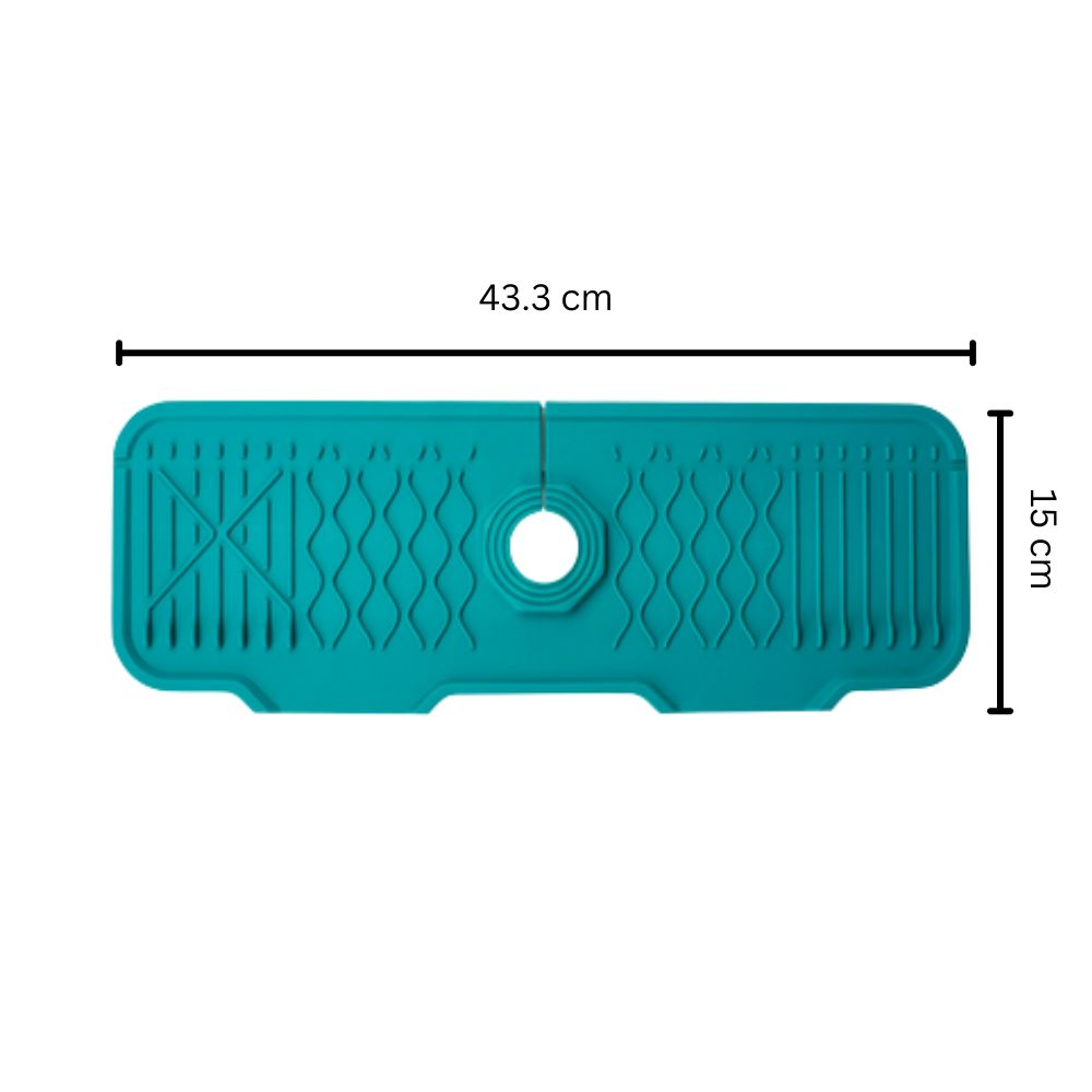 Tappetino in Gomma per Lavello con Rubinetto Aqua Slope