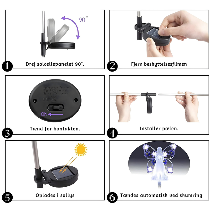 DivinaLight™ – Illuminazione da giardino a forma di angelo ad energia solare