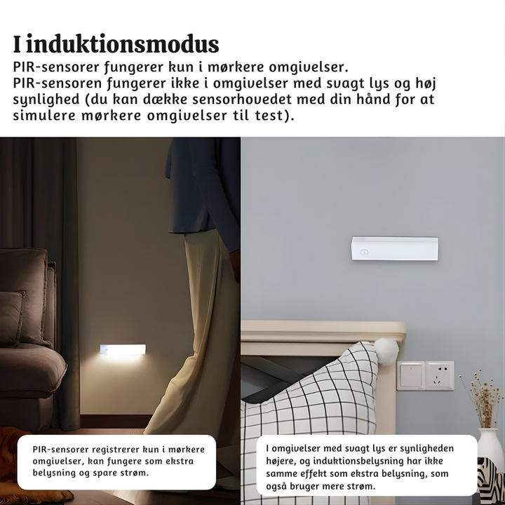 LumoBar™ – Barra luminosa LED magnetica intelligente con sensore di movimento