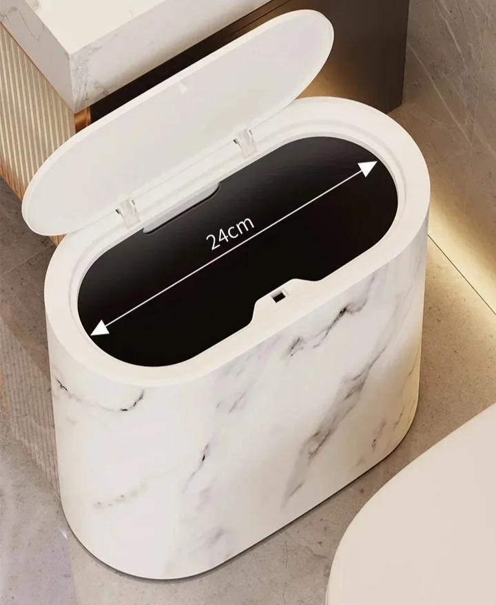 Cestino con Design in Marmo