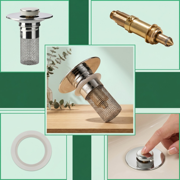 ClogFree™ – Filtro in Acciaio Inossidabile per Lavello da Cucina