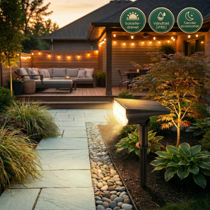 LysPro™ – Proiettore da giardino solare impermeabile