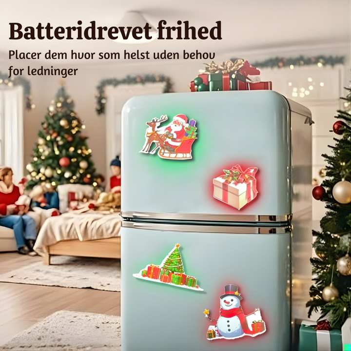 FestiShine™ – Set di Adesivi Murali Luminosi di Natale