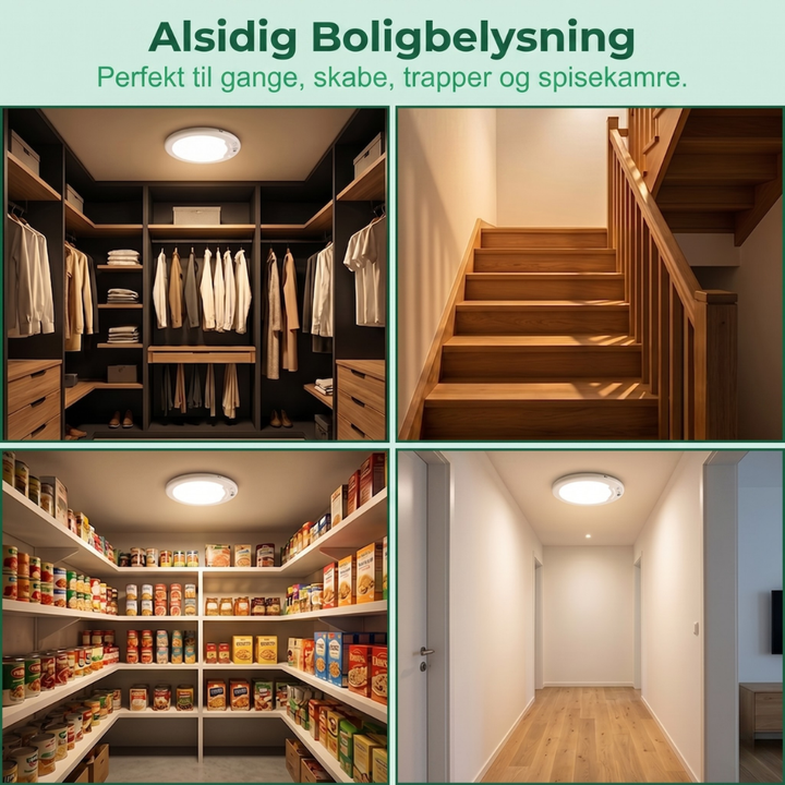 LumiCore™ – Lampada a soffitto LED senza fili con sensore di movimento