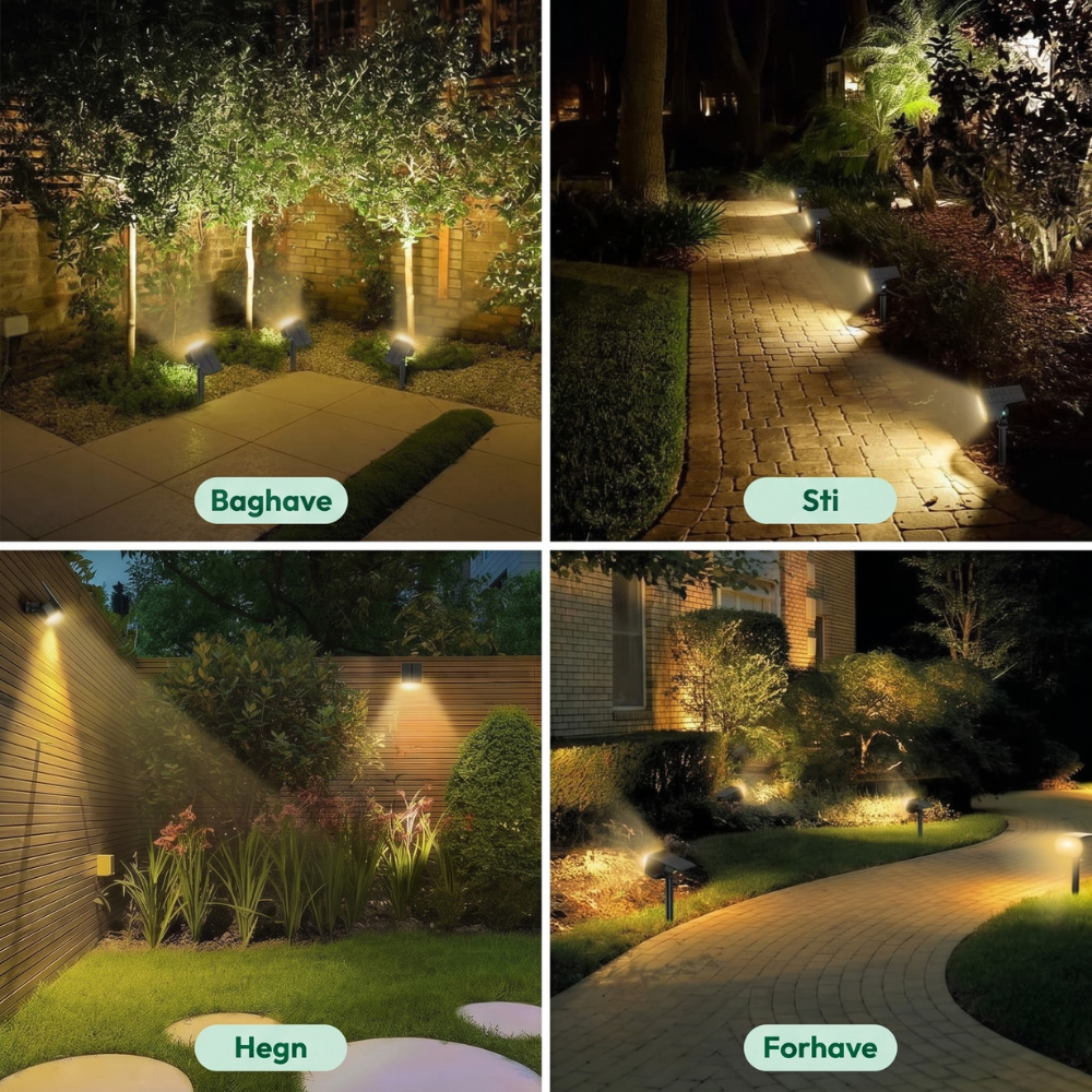 LysPro™ – Proiettore da giardino solare impermeabile