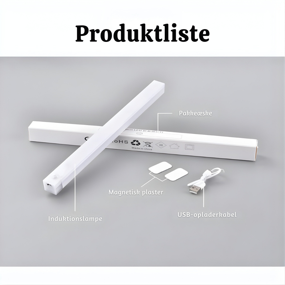 LumoBar™ – Barra luminosa LED magnetica intelligente con sensore di movimento