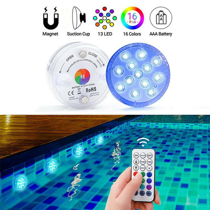 Luce LED Impermeabile con Telecomando a Ventosa | Kalsten