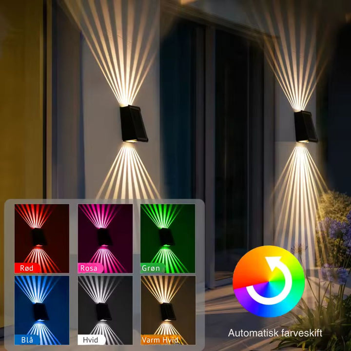 Glowrite™ – Lampada solare elegante per montaggio a parete
