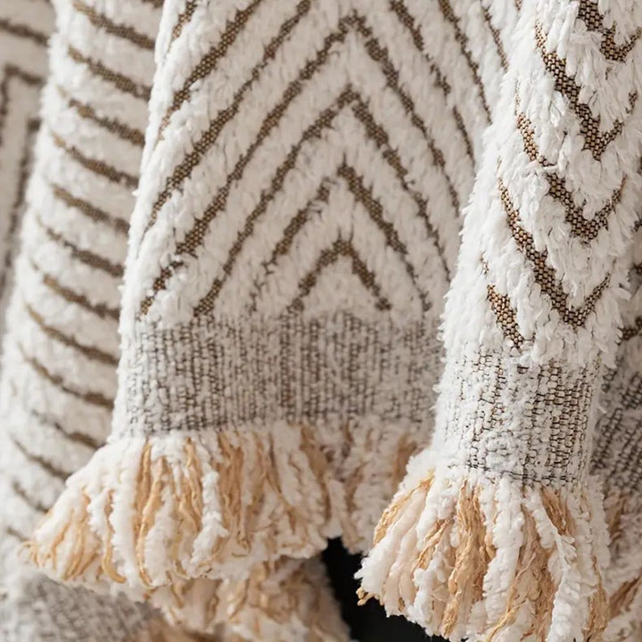 Copertura per Divano LumiWeave Luxe Herringbone – Protezione Elegante per un Interno Senza Tempo