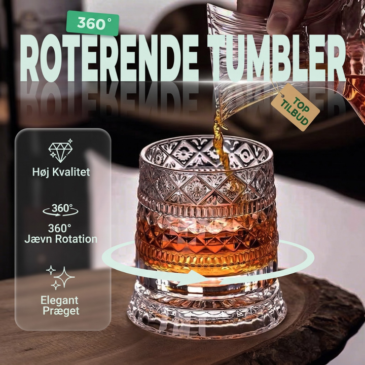 SwirlSip™ – Bicchiere da whisky in cristallo rotante 360° Premium