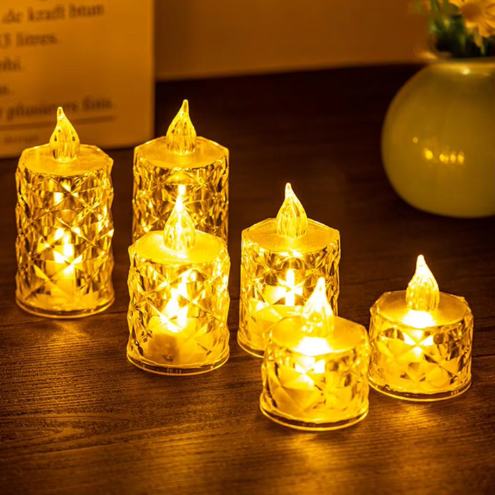 CandleGlow™ - Lampada LED in cristallo senza fiamma
