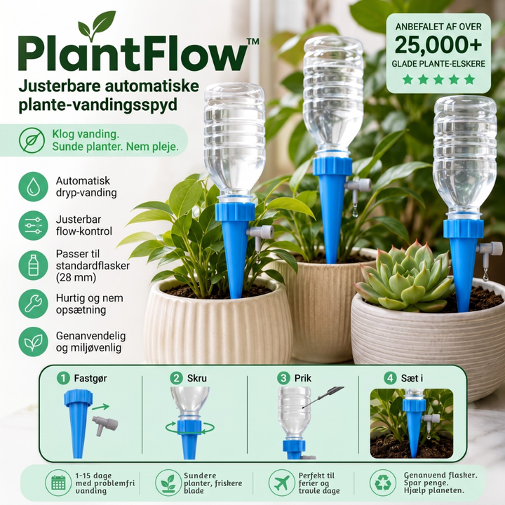 PlantFlow™ – Gicleurs Automatiques de Récupération d&