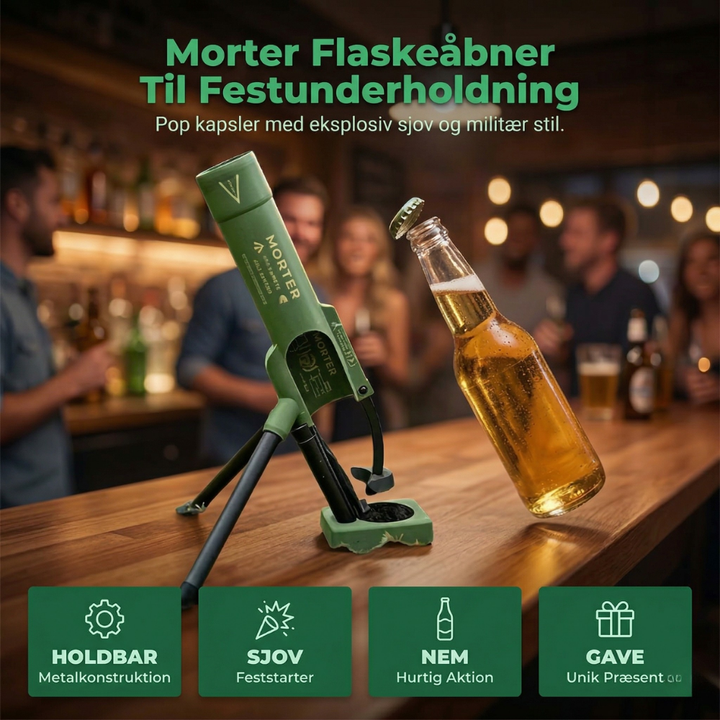 BarBlast™ – Apribottiglie a forma di cannone divertente con lanciatore
