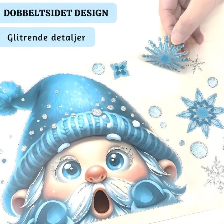 WinterGlow™ – Autocollants de fenêtre de Noël scintillants