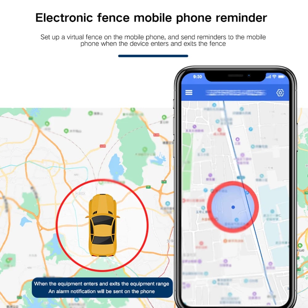 Rastreadore GPS per Auto – Dispositivo GPS Magnetico Antifurto, Monitoraggio Veicoli in Tempo Reale, Lunga Durata della Batteria