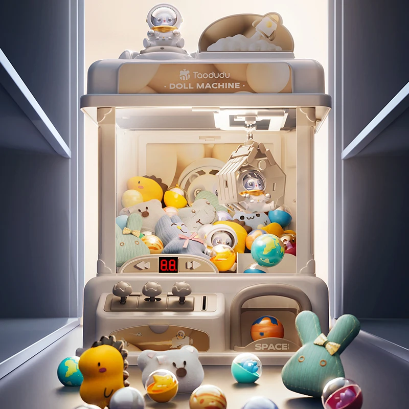 Macchina per Giocattoli Mini a Moneta Pro Kit per Bambini - Gioco Arcade con Premi in Peluche