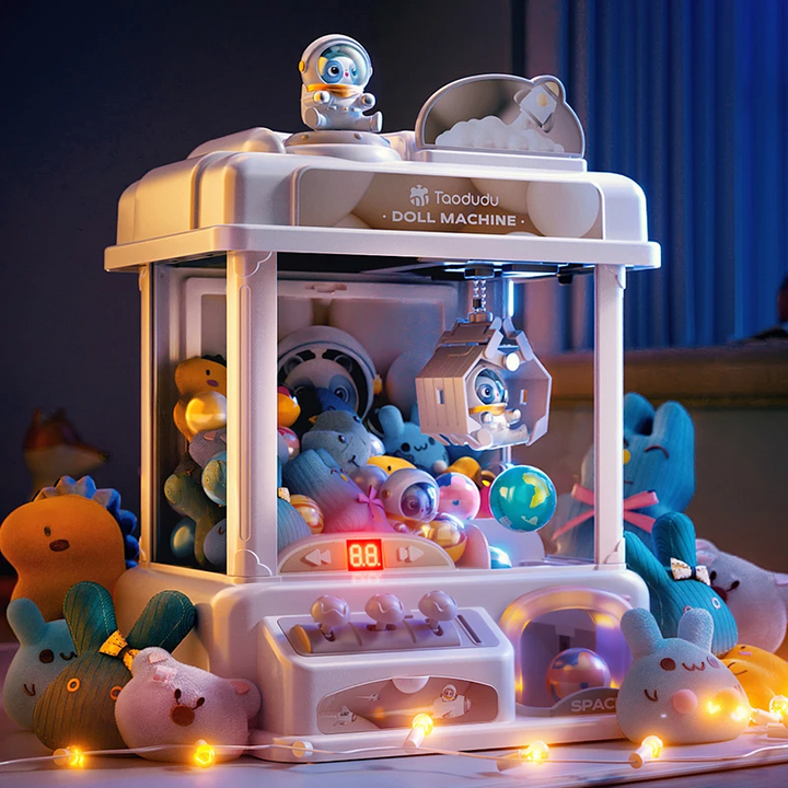 Macchina per Giocattoli Mini a Moneta Pro Kit per Bambini - Gioco Arcade con Premi in Peluche