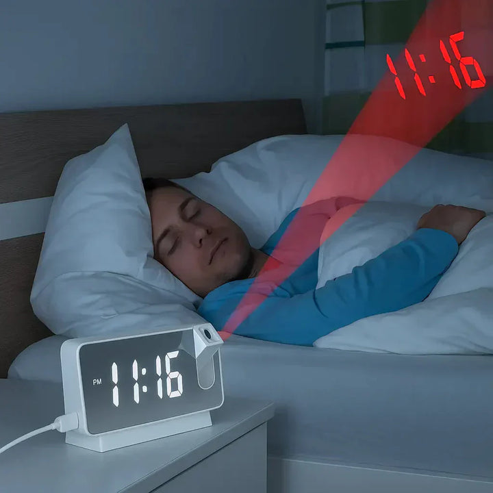 ClockCast™ Proiettore notturno pratico