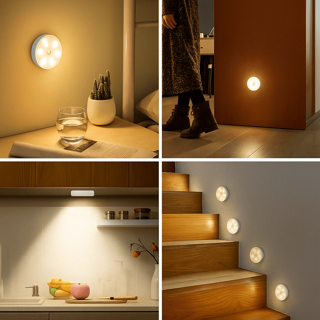 BrightWay™ – Lampada LED con sensore di movimento magnetico intelligente