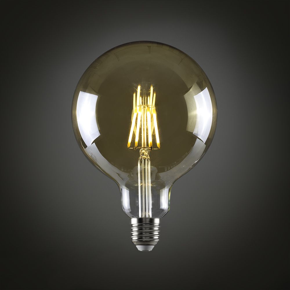 E27 G125 Lampadina a Globo 6w 660lm