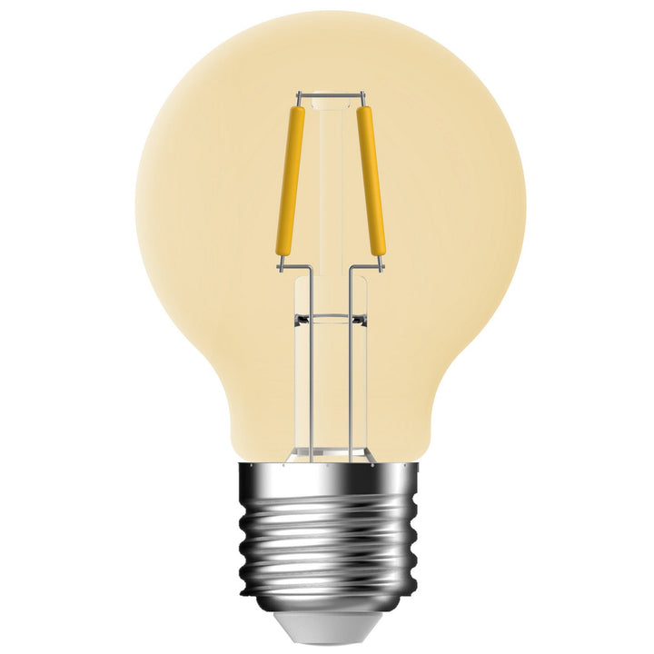 E27 400lm 4.8w Golf LED Filamento Luce Calda Bianco Lampadina