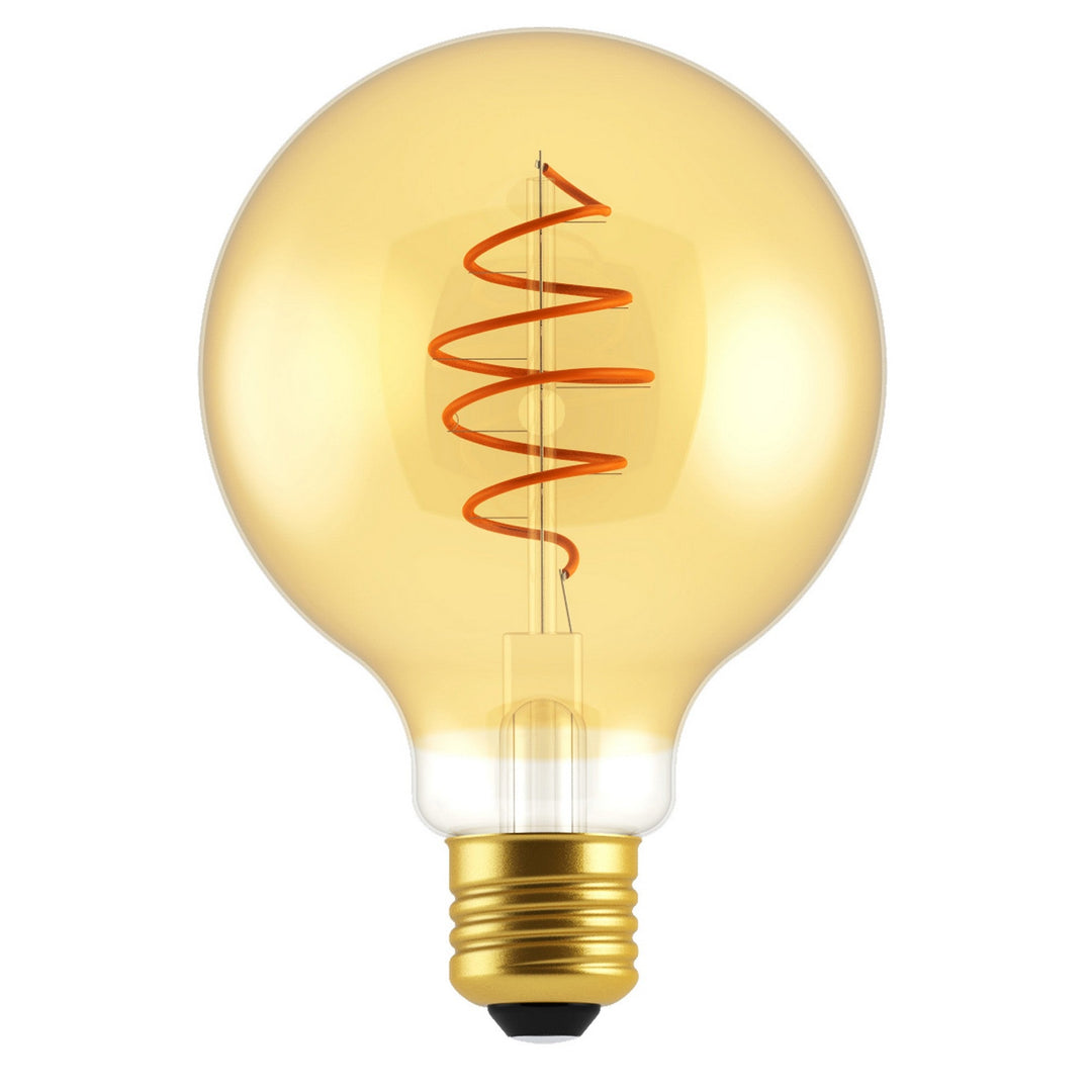 Lampadina LED Filamento Spirale G125 Globe 5w E27