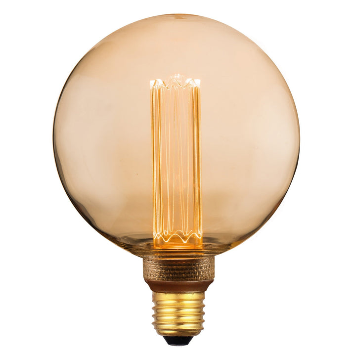 Deco Retro Oro G125 120lm 3.5w LED Filamento Lampadina - E27
