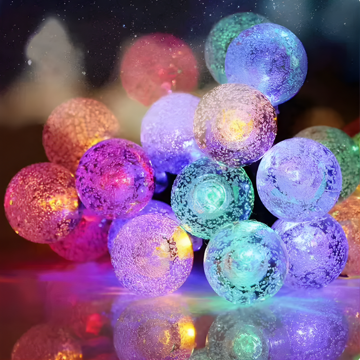 DuskCharm™ – Luci decorative a energia solare impermeabili con luci a sfera