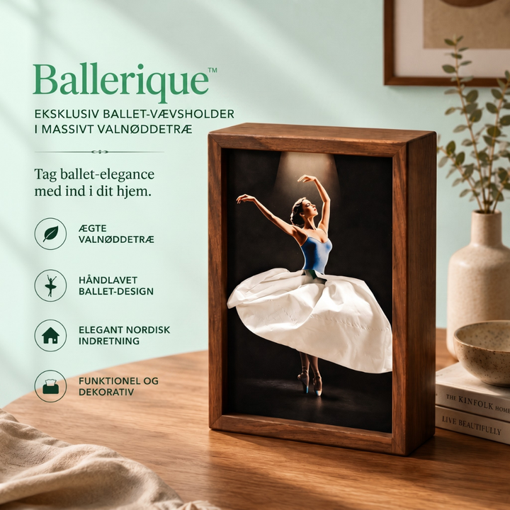Ballerique™ – Porta-asciugamani in Noce Massello