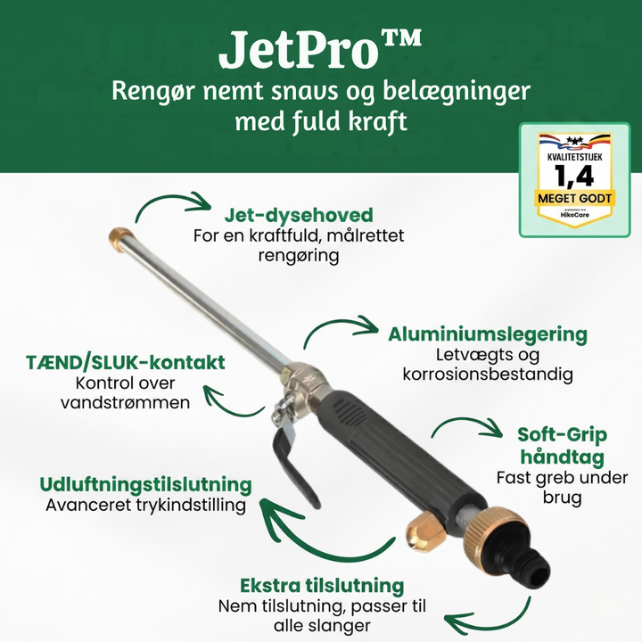 JetPro™ – Buse de nettoyeur haute pression pour tuyau d&