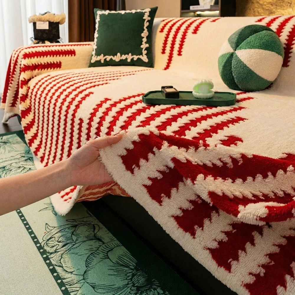 SofaHaven™ – Copertura per divano in velluto antiscivolo