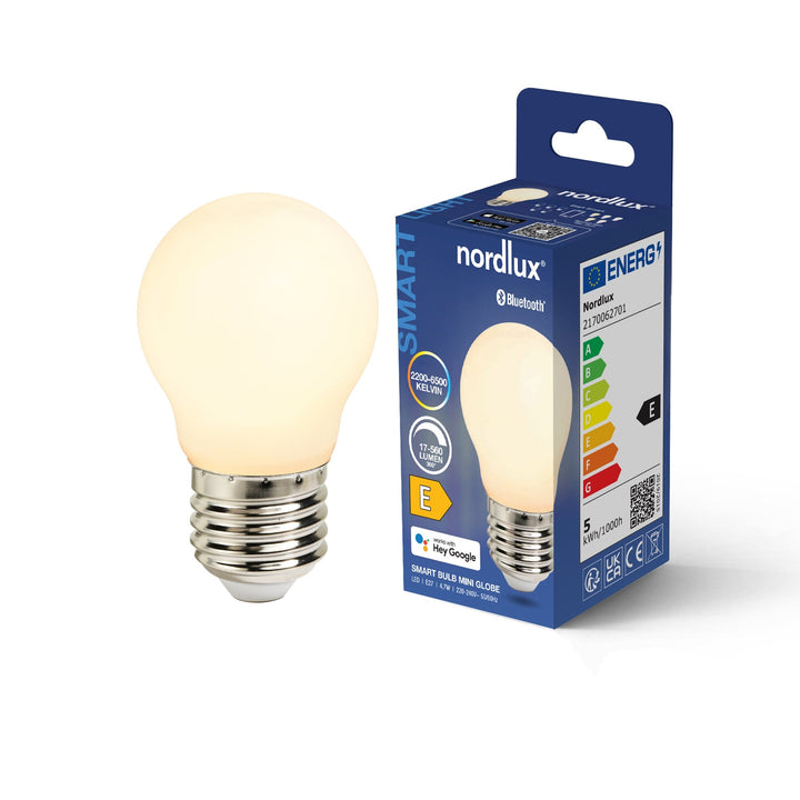 Lampadina Smart G45 Mini Globo E27 560lm