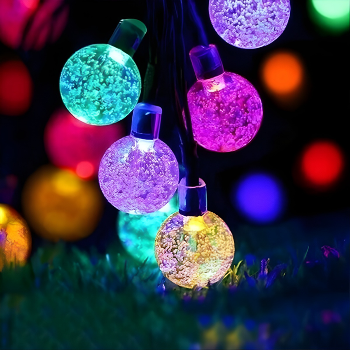 DuskCharm™ – Catene luminose solari impermeabili con luci a sfera
