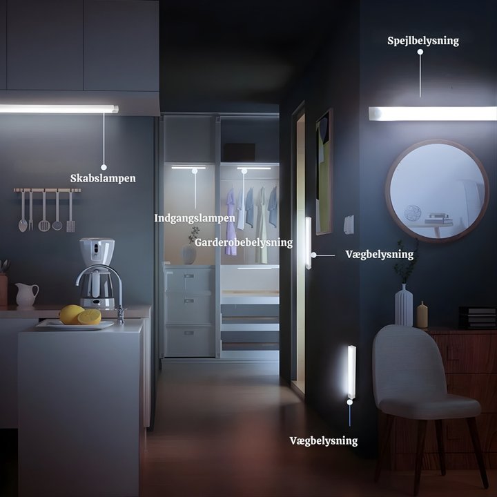 LumoBar™ – Barra luminosa LED magnetica intelligente con sensore di movimento