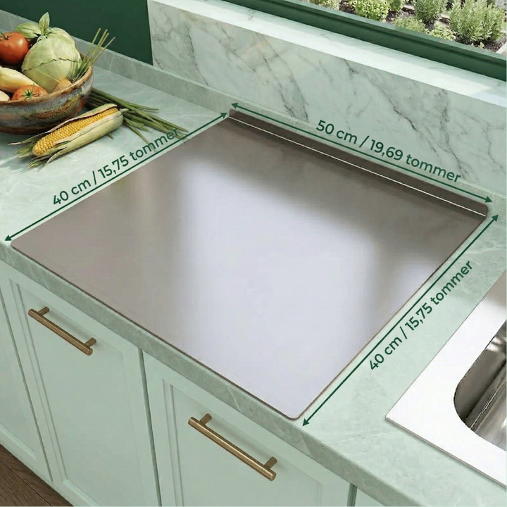 ChefPrep™ – Tagliere Premium in Acciaio Inossidabile