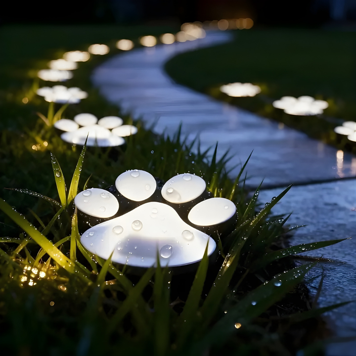 GlowPaws™ – Lampade Solari per Sentieri per Zampe di Animali