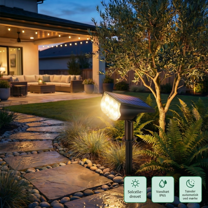 LysPro™ – Projecteur de Jardin Solaire Étanche