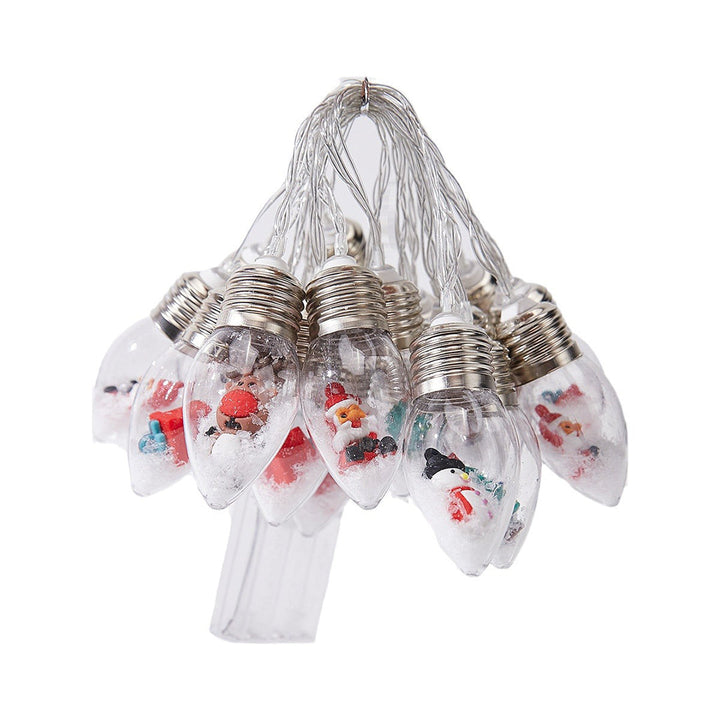 FrostGlow™ – Ghirlanda LED di Natale con Palline di Neve