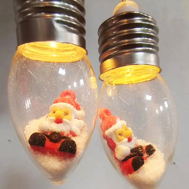 FrostGlow™ – Ghirlanda LED di Natale con Palline di Neve