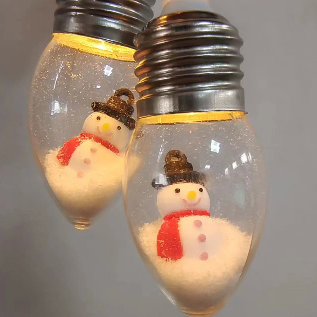 FrostGlow™ – Ghirlanda LED di Natale con Palline di Neve