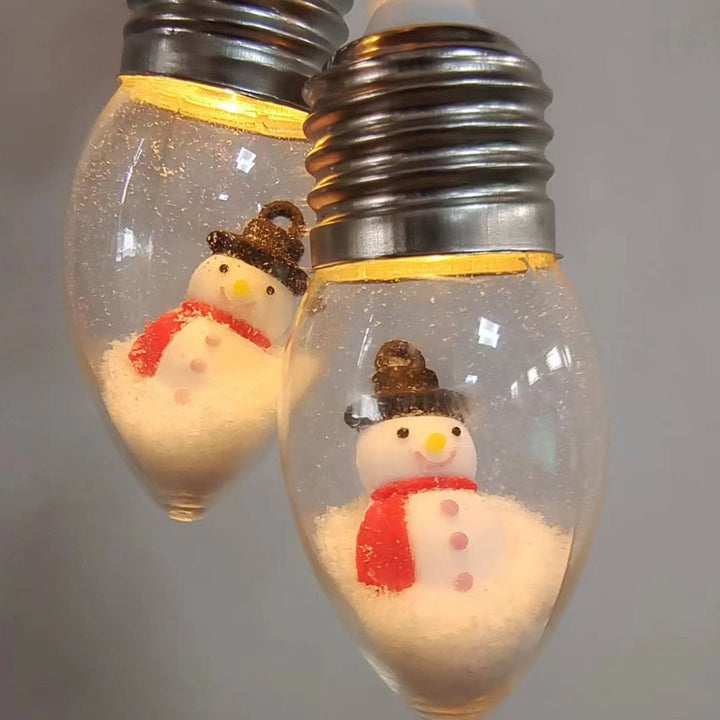 FrostGlow™ – Ghirlanda LED di Natale con Palline di Neve