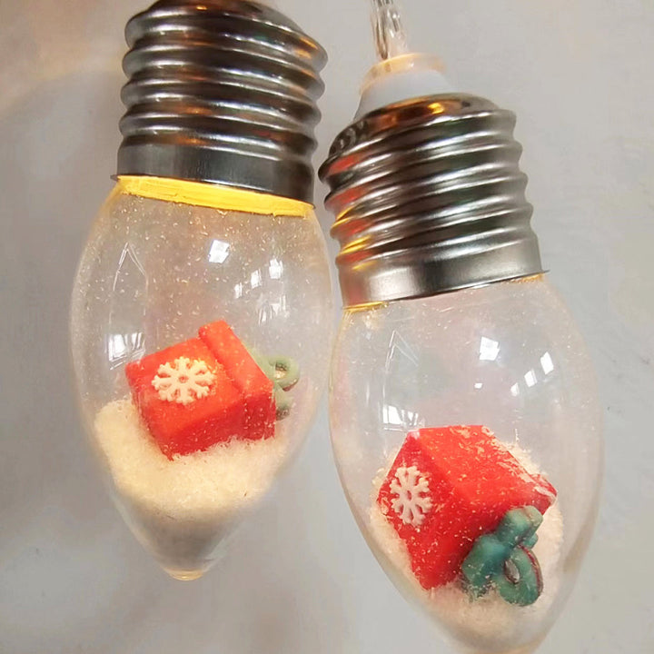 FrostGlow™ – Ghirlanda LED di Natale con Palline di Neve