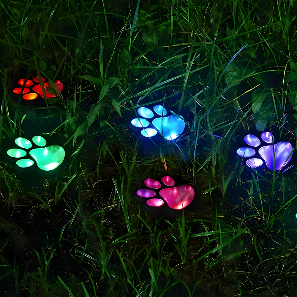 GlowPaws™ – Lampade Solari per Sentieri per Zampe di Animali