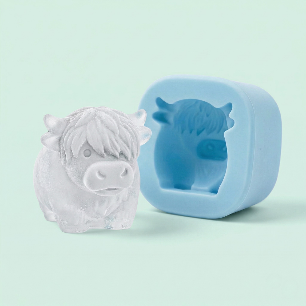 FrostMoo™ – Stampo per Ghiaccio 3D con Bestiame delle Highlands Scozzesi